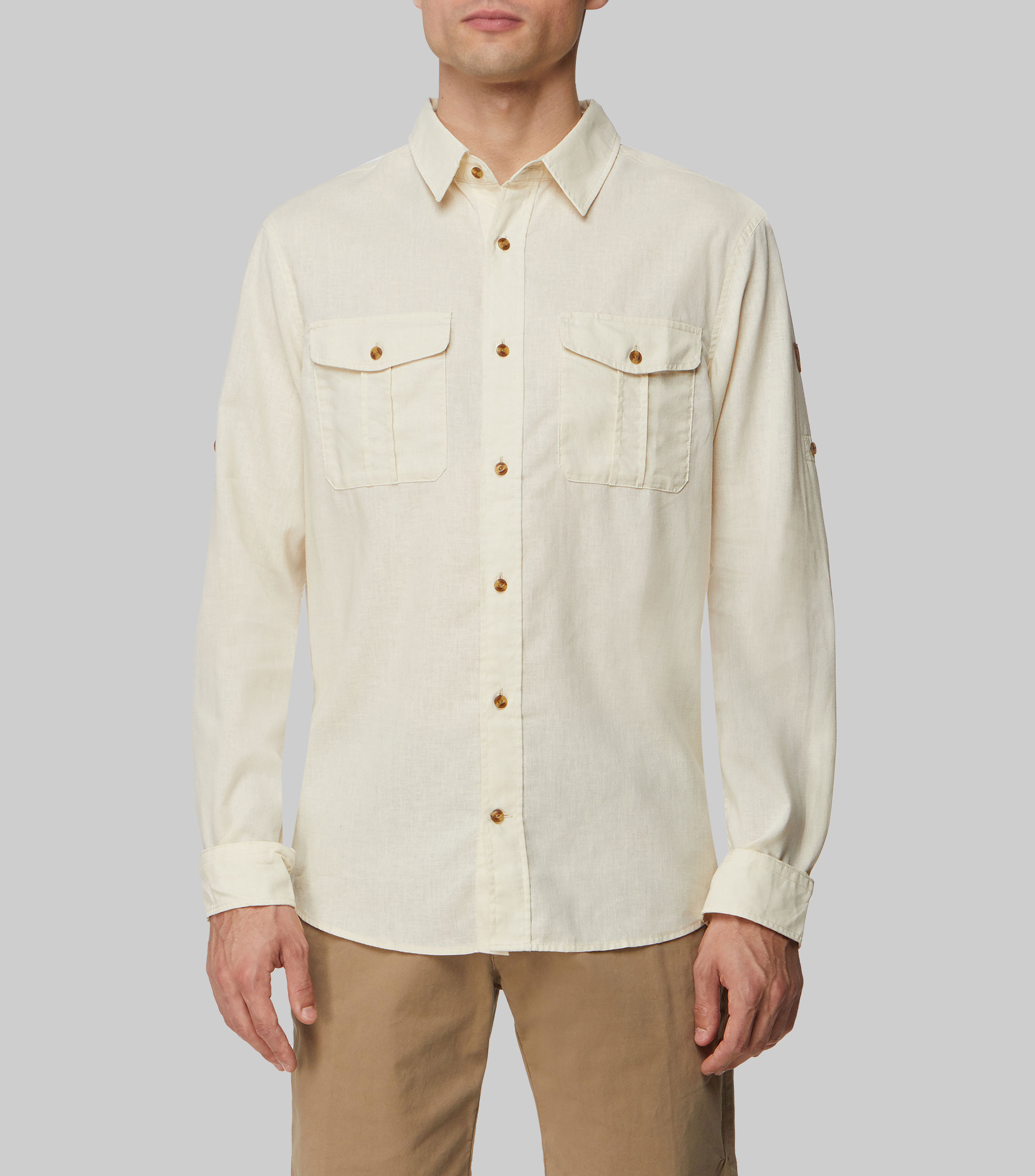 Camisa lisa de manga larga Hombre Fjällräven