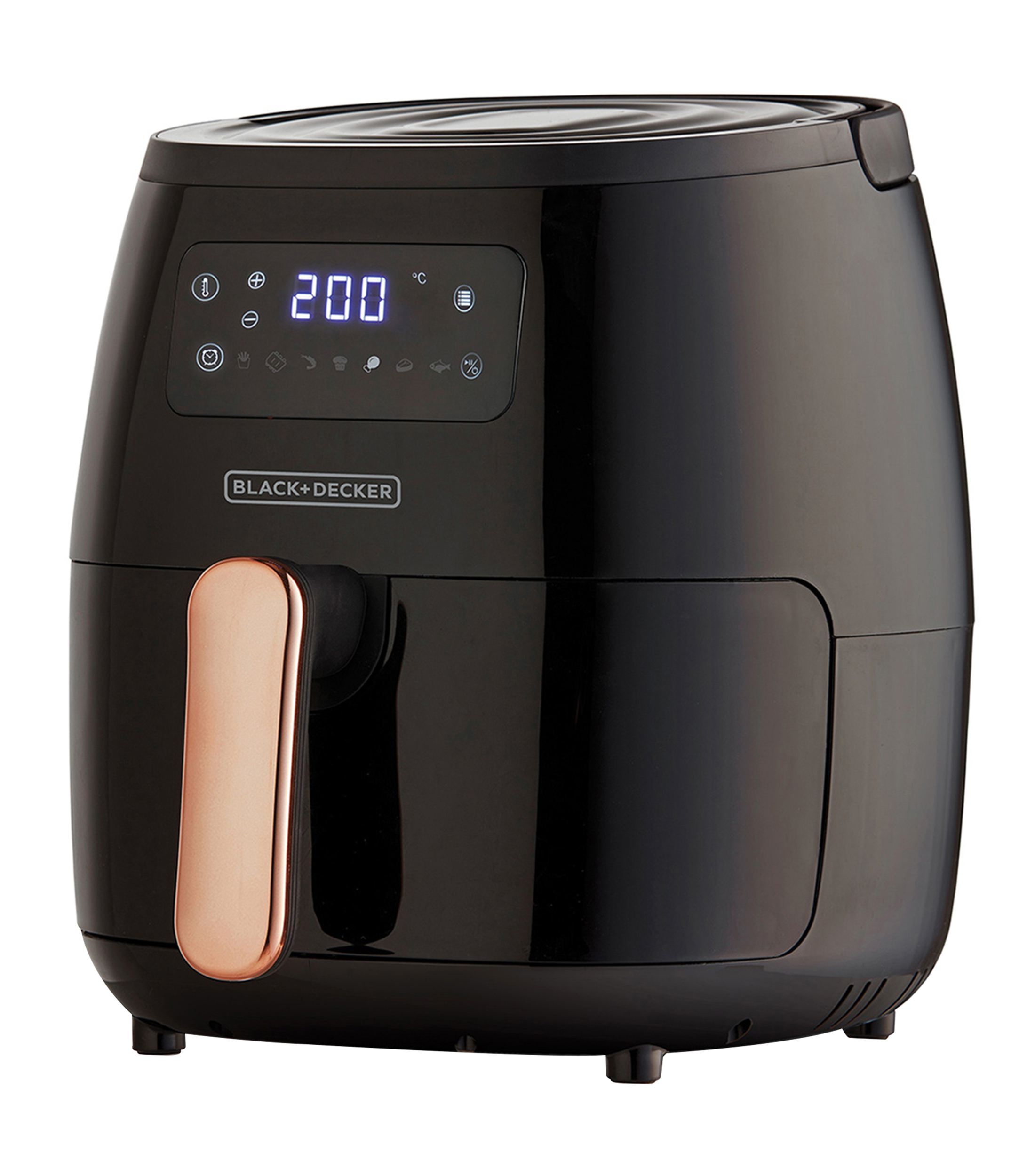 Black & Decker Freidora Olla Air Fryer Digital Extragrande Negra - El ...