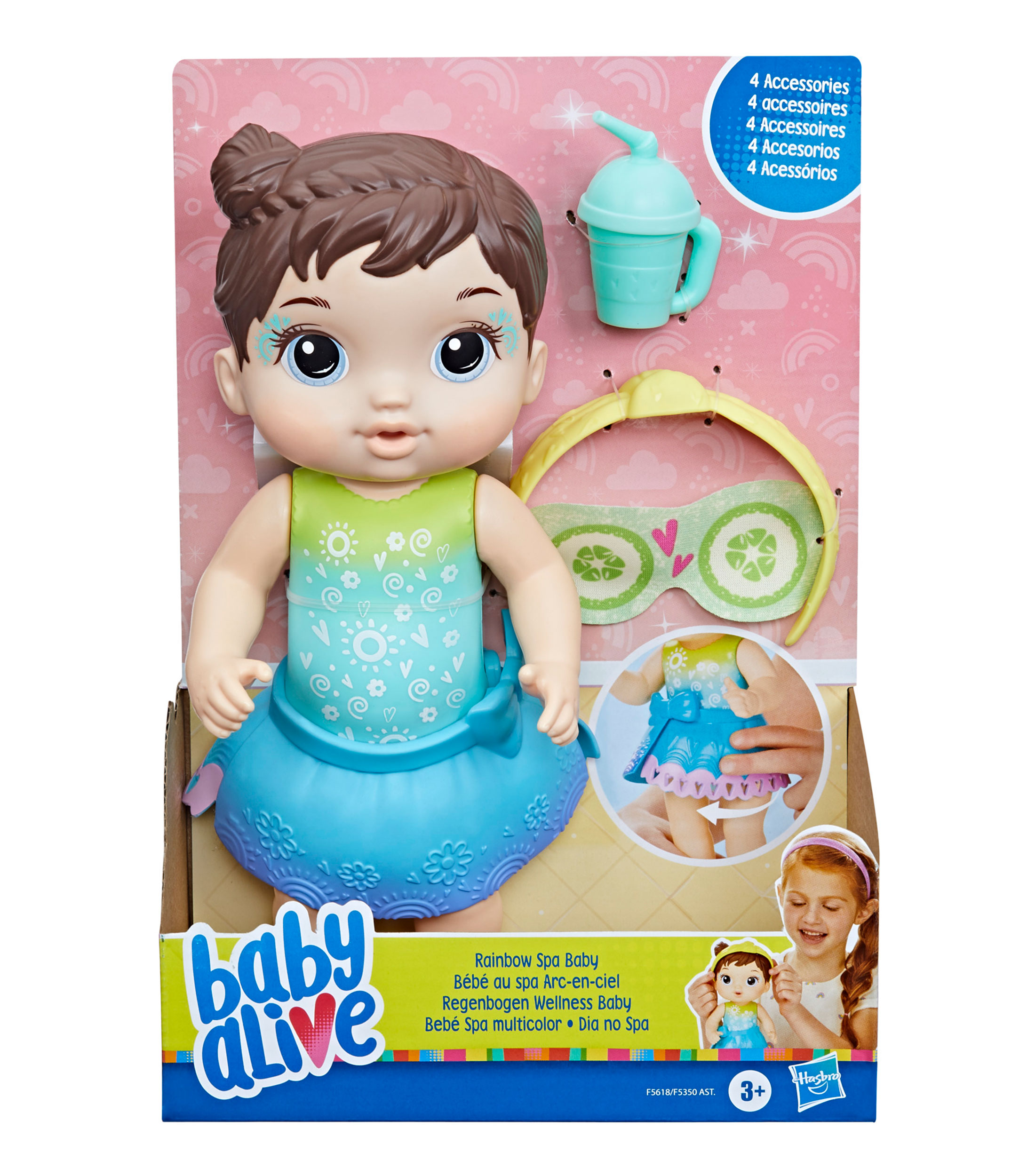 Baby Alive Muñeca Bebé Spa multicolor El Palacio de Hierro