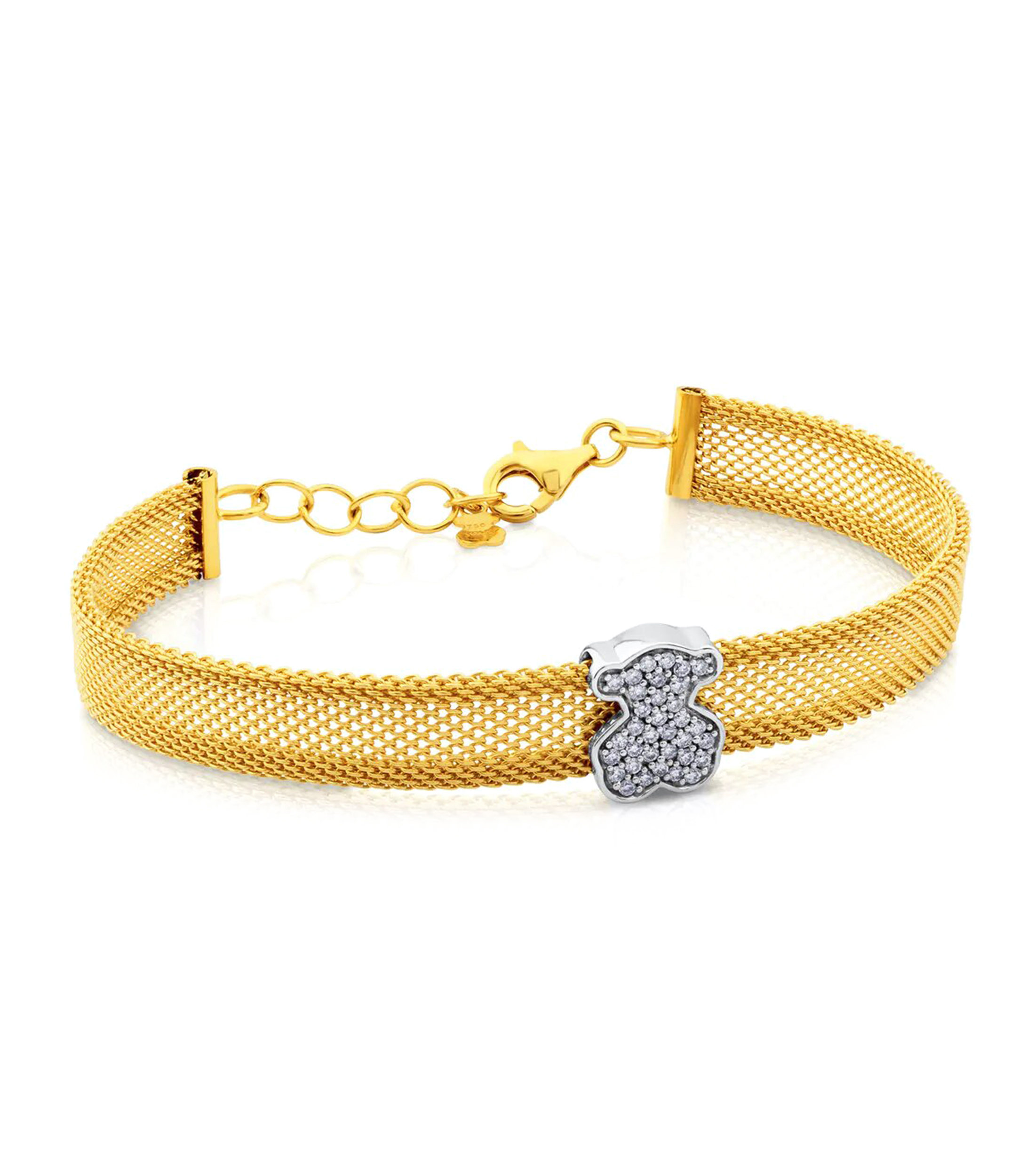 Tous Pulsera en oro amarillo 18 Kts con diamantes Mujer - El Palacio de